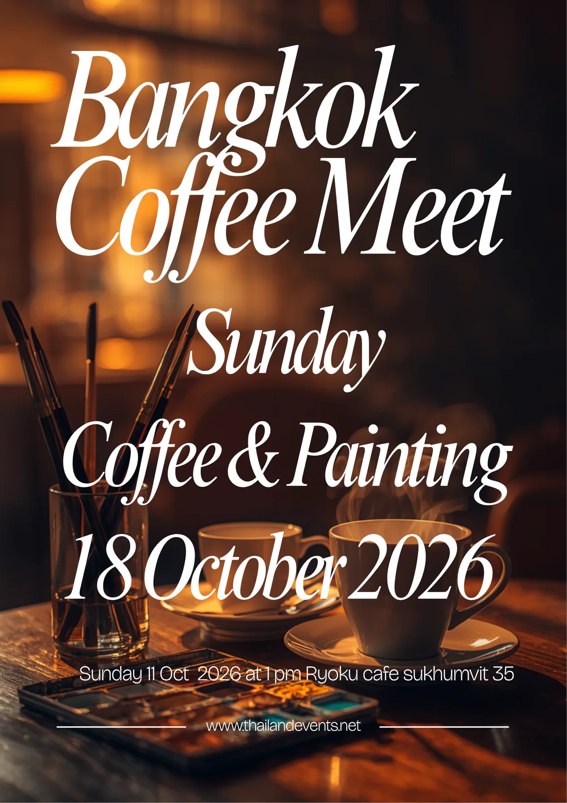 Bangkok coffee meet &painting