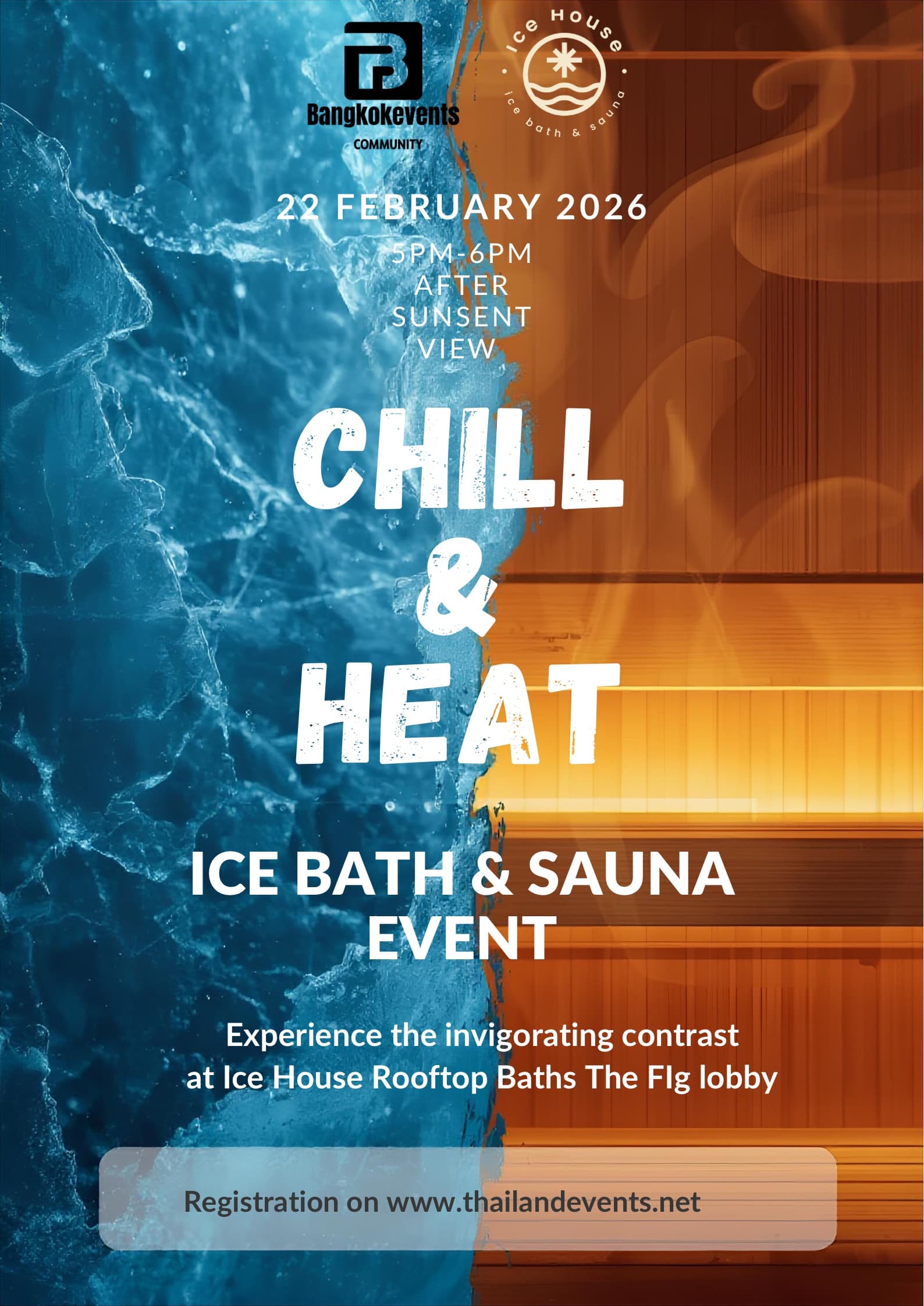 Ice bath &sauna event