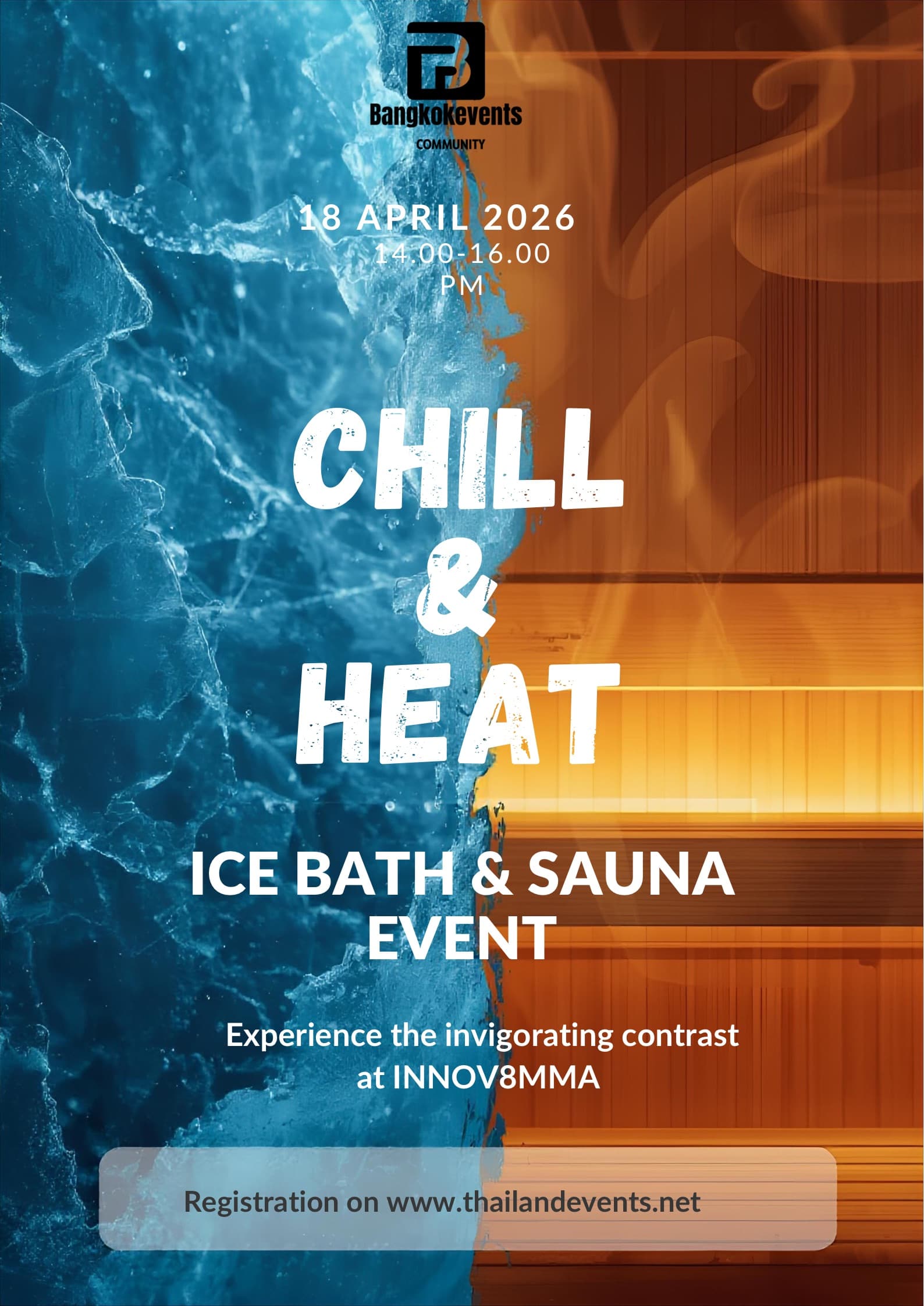 After songkran ice bath sauna event