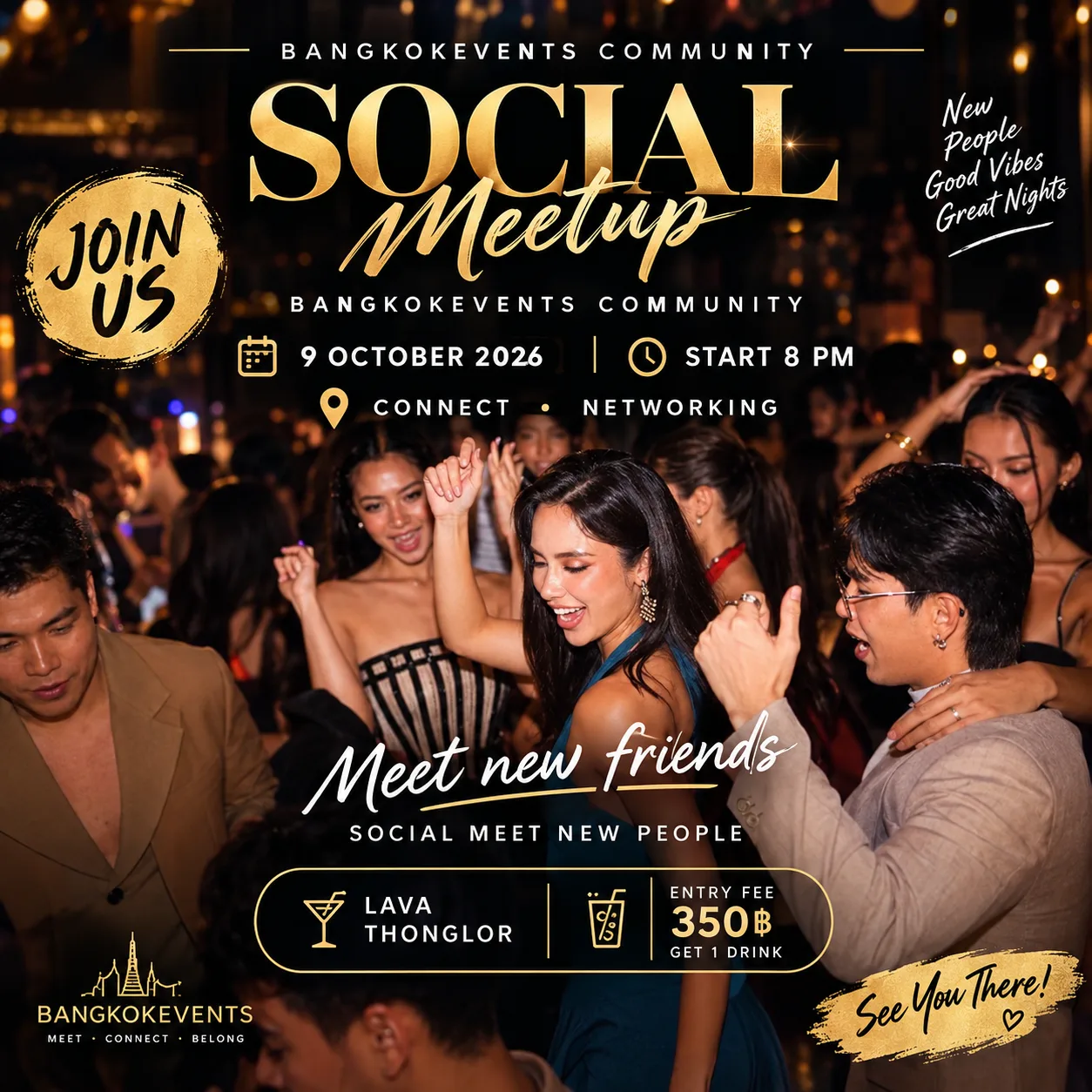 Social make new friends on Friday