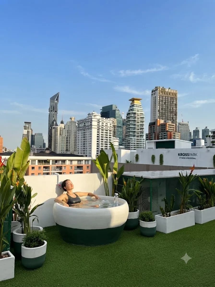 🌿 PILATES + ICE BATH | WELLNESS EXPERIENCE 🧊✨On Rooftop image 2